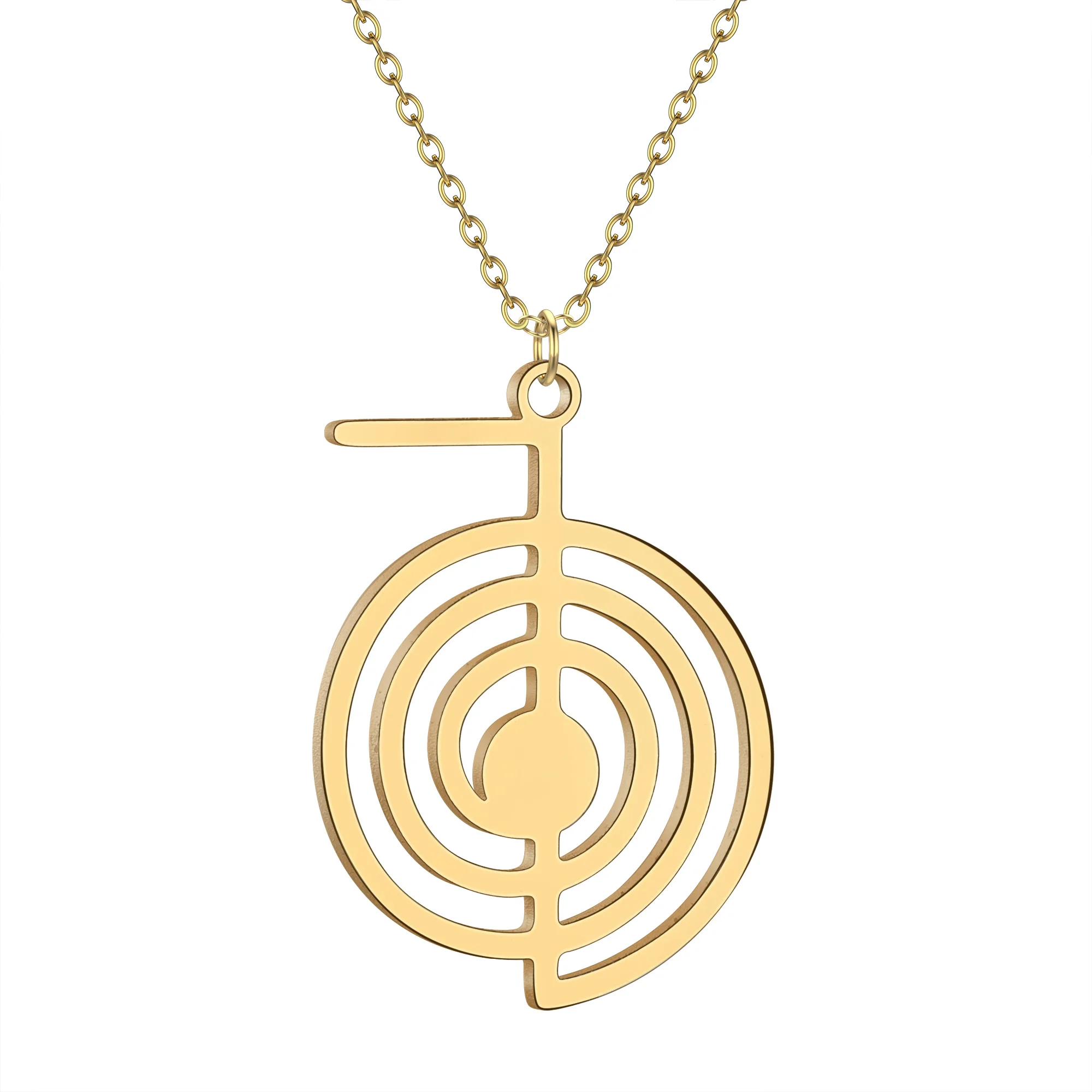 Рейки Чо Ку Рей ожерелье целебная энергия йога сила кулон сакральная геометрия