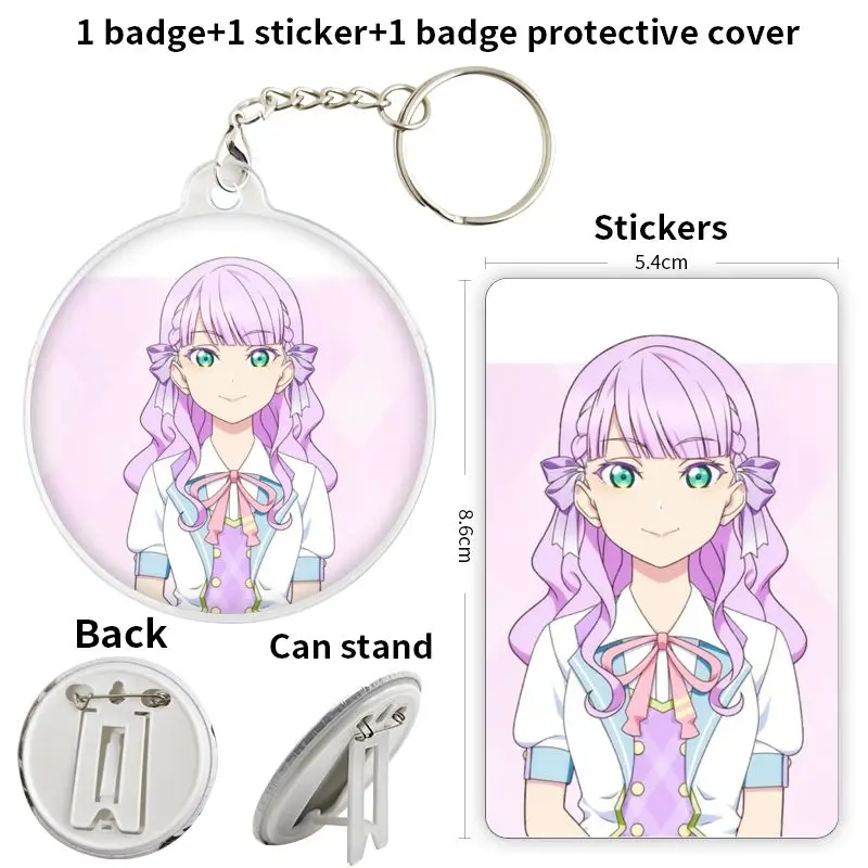 Вин Маргарет аниме персонаж игра мягкая пуговица значок брошь якорь