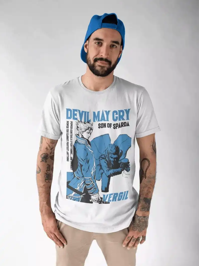 Футболка унисекс Virgil Devil Trigger May Cry DMC3 премиум-класса