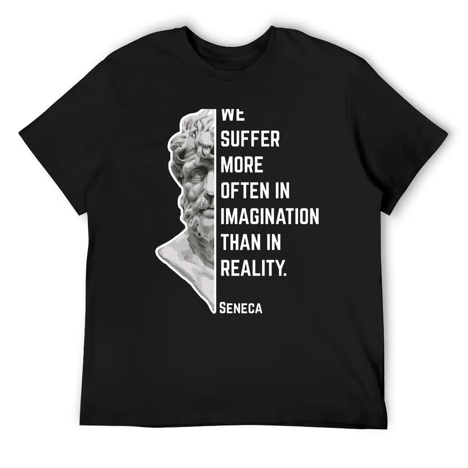 Футболка Seneca Quote футболка большого размера уличная одежда простая мужская