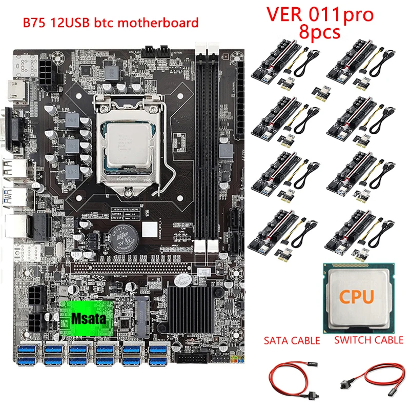 

USB-адаптер DDR3 MSATA B75 для майнинга