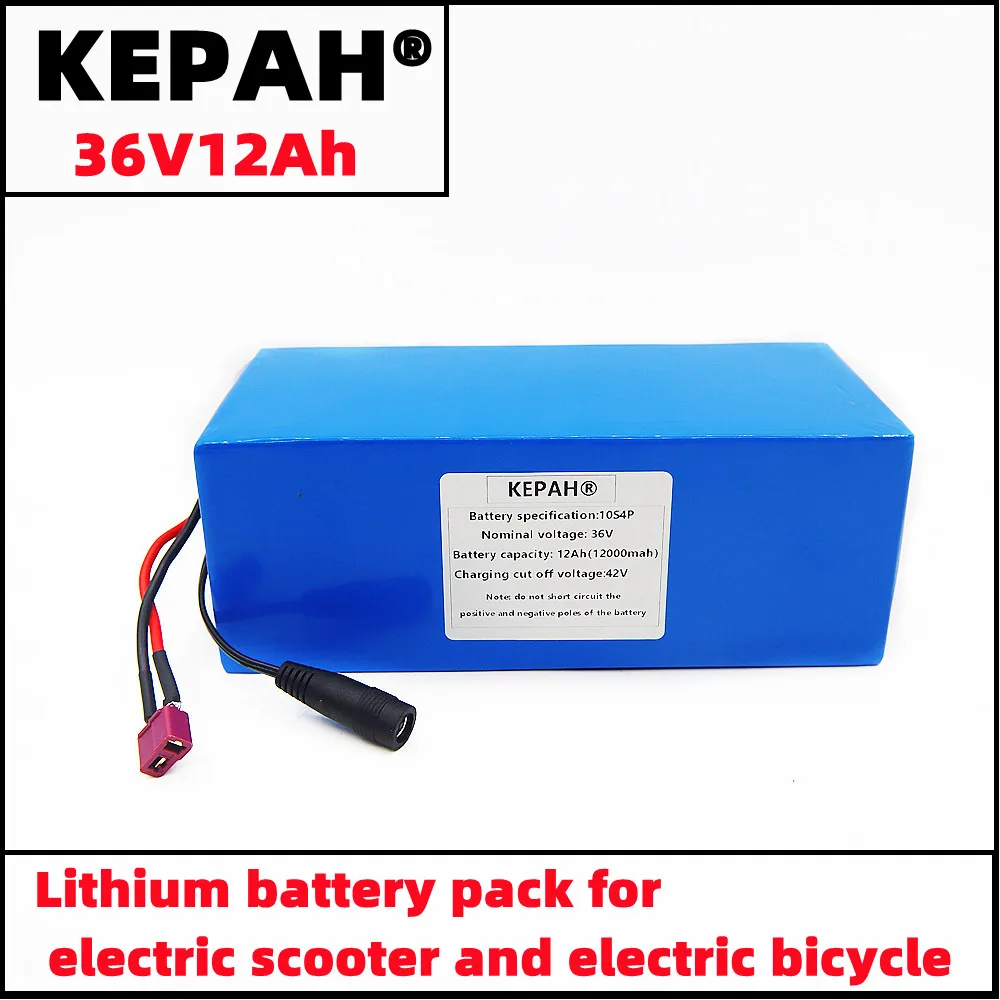 

36V12ah electric vehicle lithium battery is applicable to electric scooter mountain bike 250-1000W universal lithium battery