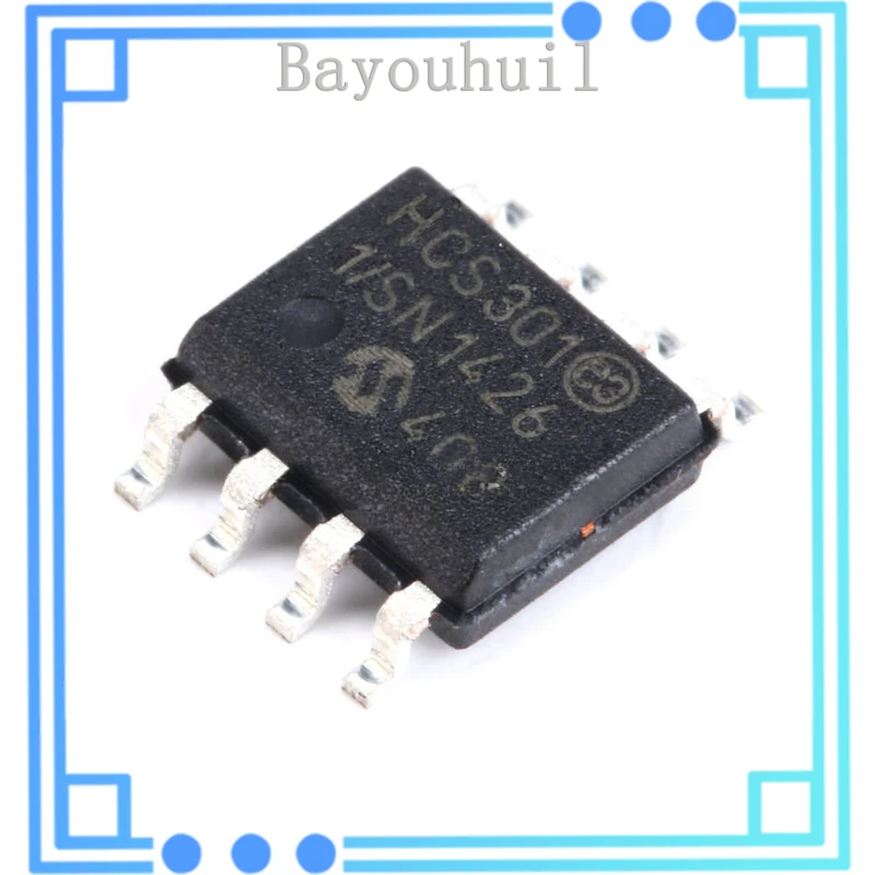 

10PCS Original Authentic HCS301-I/SN Wireless Scrolling Decoding Chip SOP8 Package