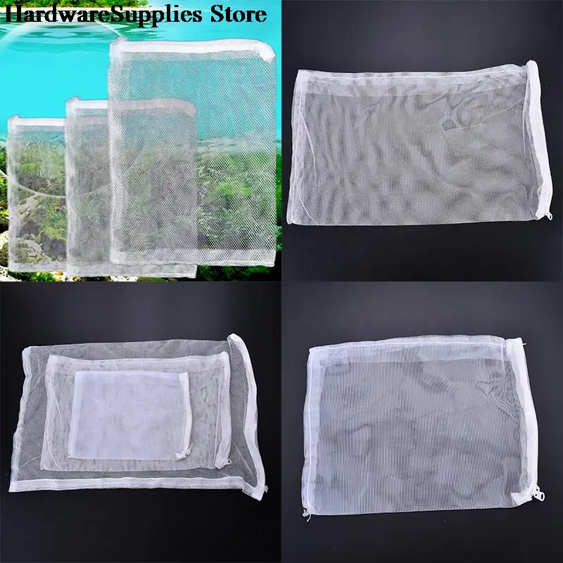 

1 шт. S/M/L фильтр для аквариума на молнии Сетчатая Сумка 3 размера фильтры на молнии для аквариума