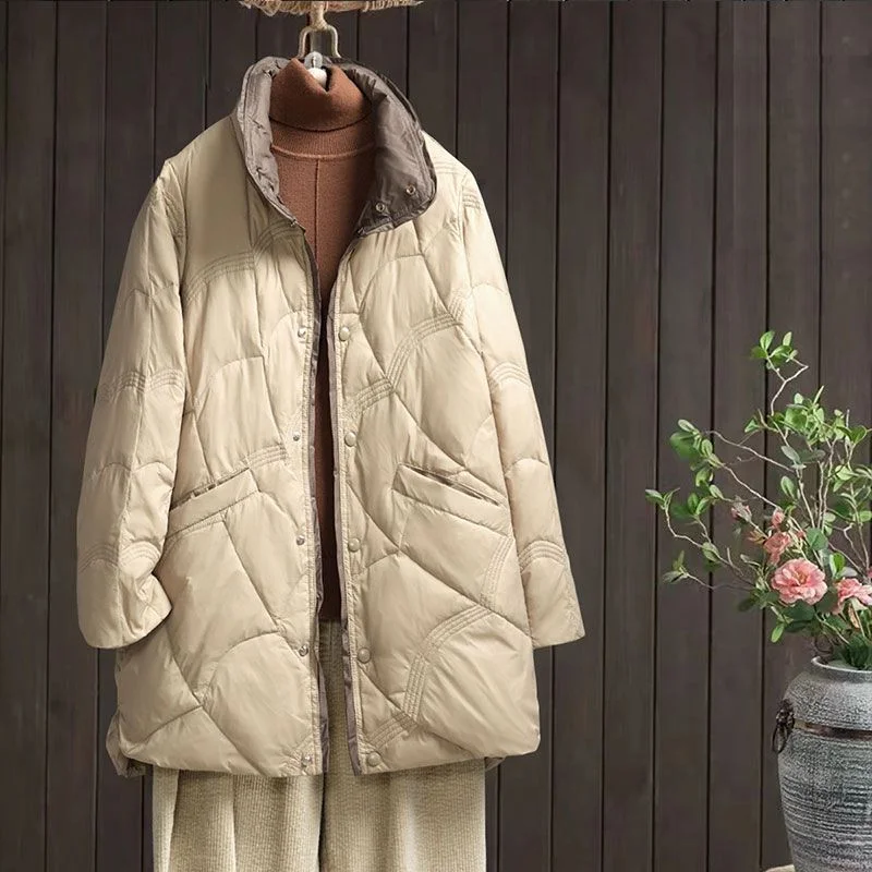 Coat for Woman Parka's Pressure Parkas Women's Jackets Winter 2023 Models Courts Coats Spring Ladies New in Outerwears Long 2022