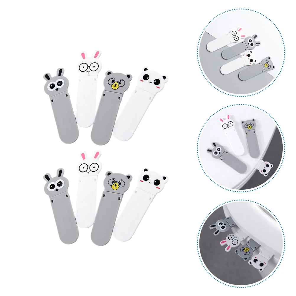

8Pcs Toilet Supplies Toilet Seat Lid Lifters Toilet Accessories for Toilet Seat Home Apartment Toilet