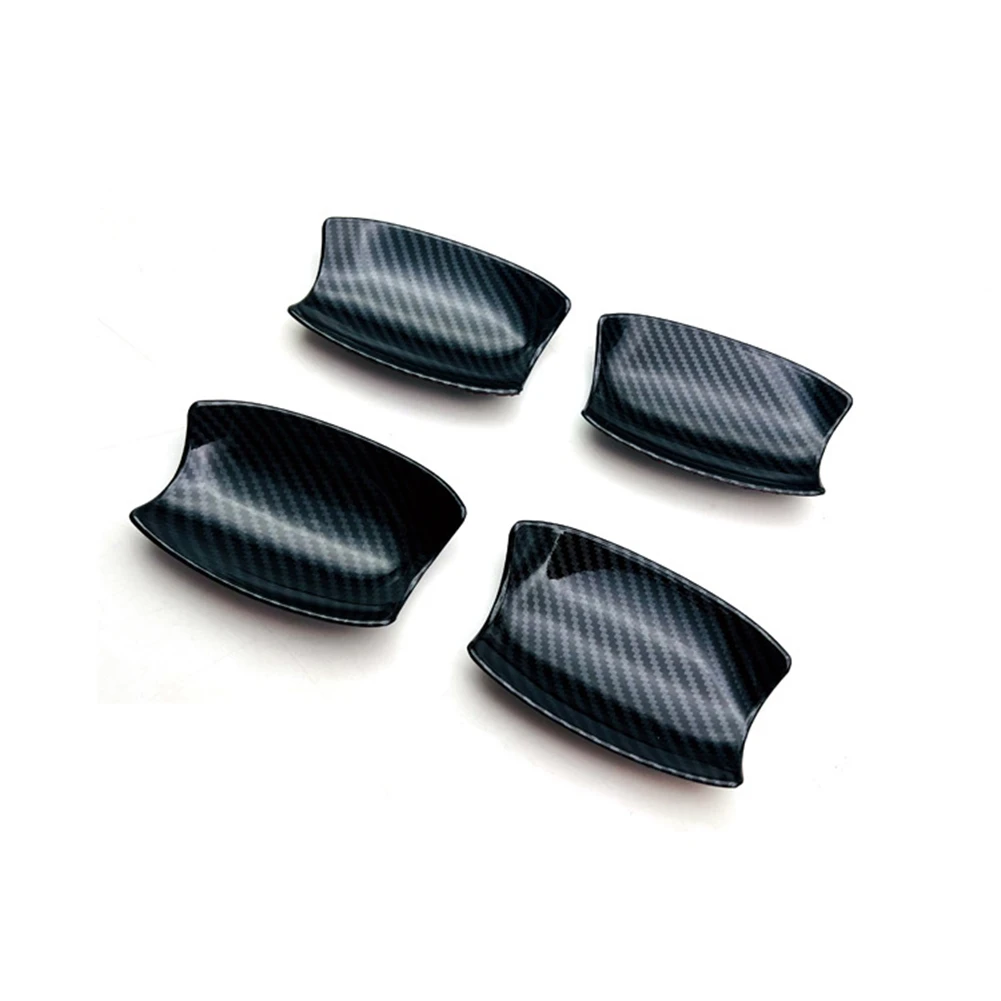 Автомобильная ручка для внешней двери из углеродного волокна чаша отделка