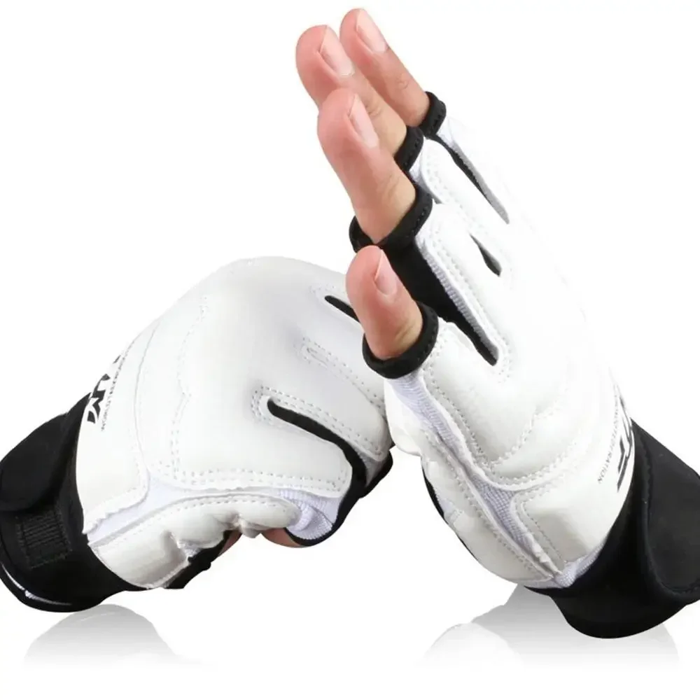 

Taekwondo Gloves Foot Protector Taekwondo Shoes Foot Socks Folk Sanda Adult Child Hand Foot Protector Half Finger Boxing Gloves
