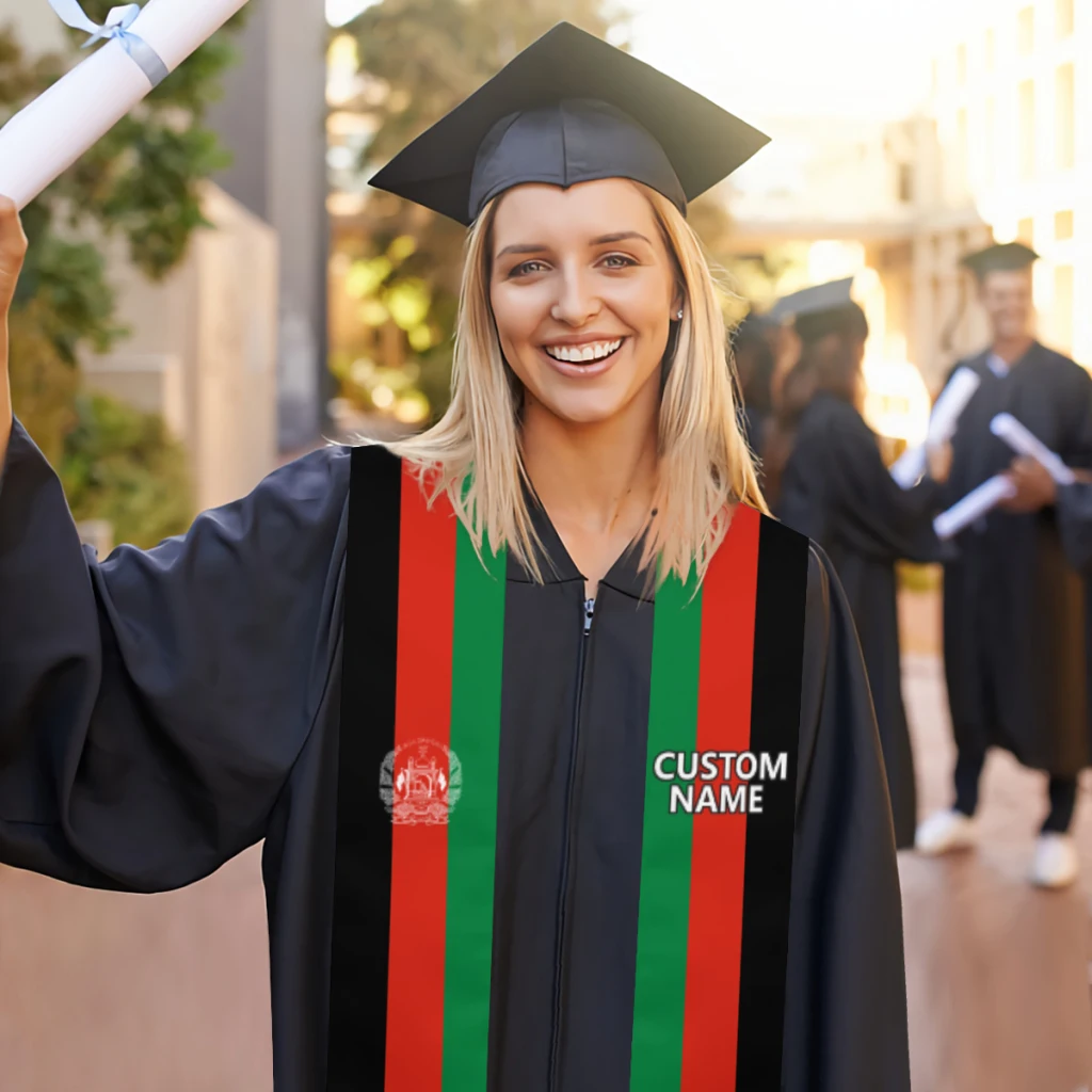 

Индивидуальное наименование, поддельный Страж для выпускного из Афганистана, палантин для международного обучения за рубежом, аксессуар д...