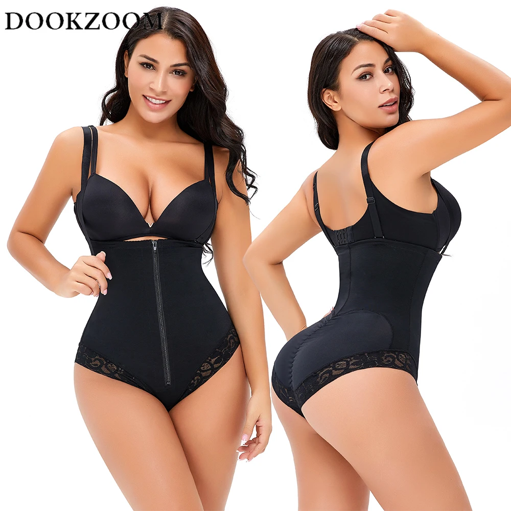 

Shapewear Bodysuit Shaper Zipper Tummy Control Seamless underwear suits Thong Waist Trainer Fajas Colombianas Lingerie Booties