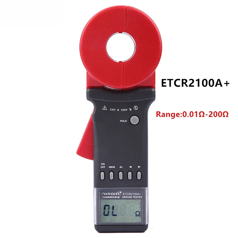 Для ETCR ETCR2100A + цифровой зажим заземления тестер сопротивления заземления 32 мм высокая точность 200 Ом измеритель сопротивления контура (art.: 3920cb4e6ee6b) - 3920cb4e6ee6b