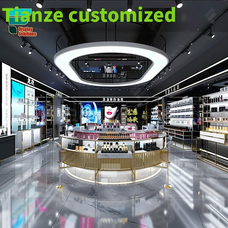 Индивидуальный демонстрационный стеллаж для косметики стойка духов магазина