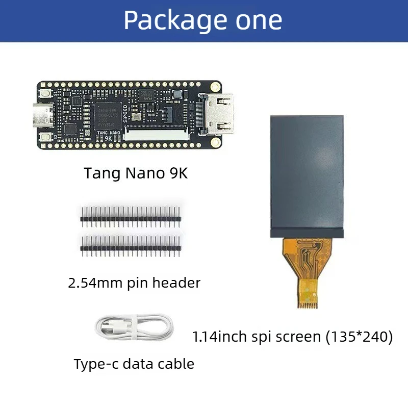 Фото Плата разработки Sipeed Tang Nano 9K FPGA GW1NR-9 RISC-V HDMI: Высокопроизводительные инструменты для самостоятельной сборки №4