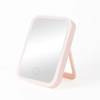 makeup mirror charging filling light table folding portable mirror led three color light makeup mirror with light