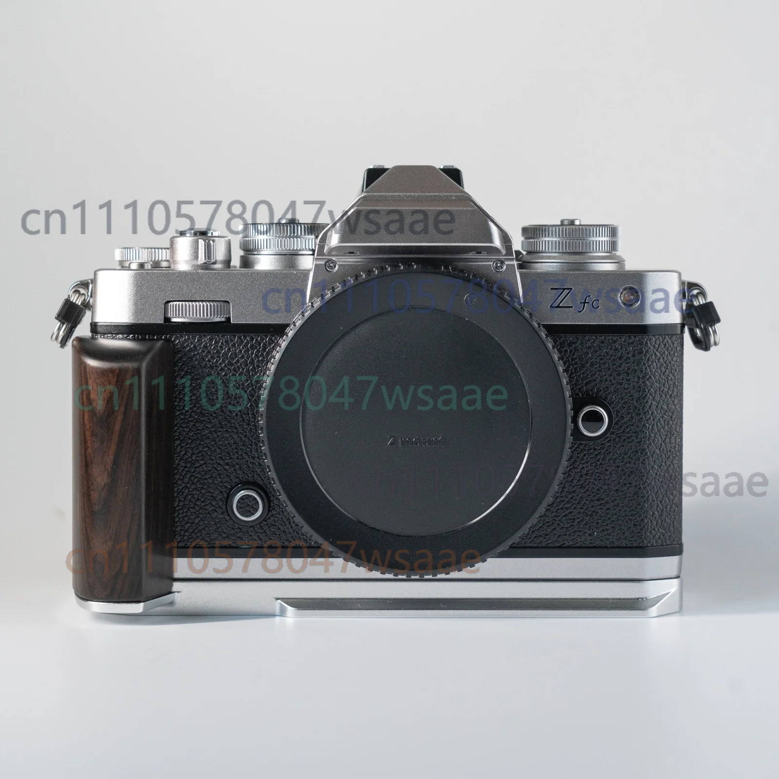 Фото Деревянная L-образная рукоятка для Nikon Zfc с основанием из алюминиевого сплава и быстросъемной пластиной AK для штатива, аксессуары для съемки №5