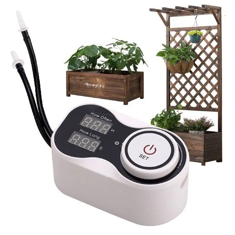 

Garden Micro Irrigation Timer Indoor Plant Drip Irrigation System Self Watering Controller Drip Device Automatic Watering Kits