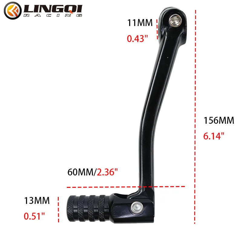 Складной рычаг переключения передач из алюминиевого сплава с ЧПУ для мотоцикла