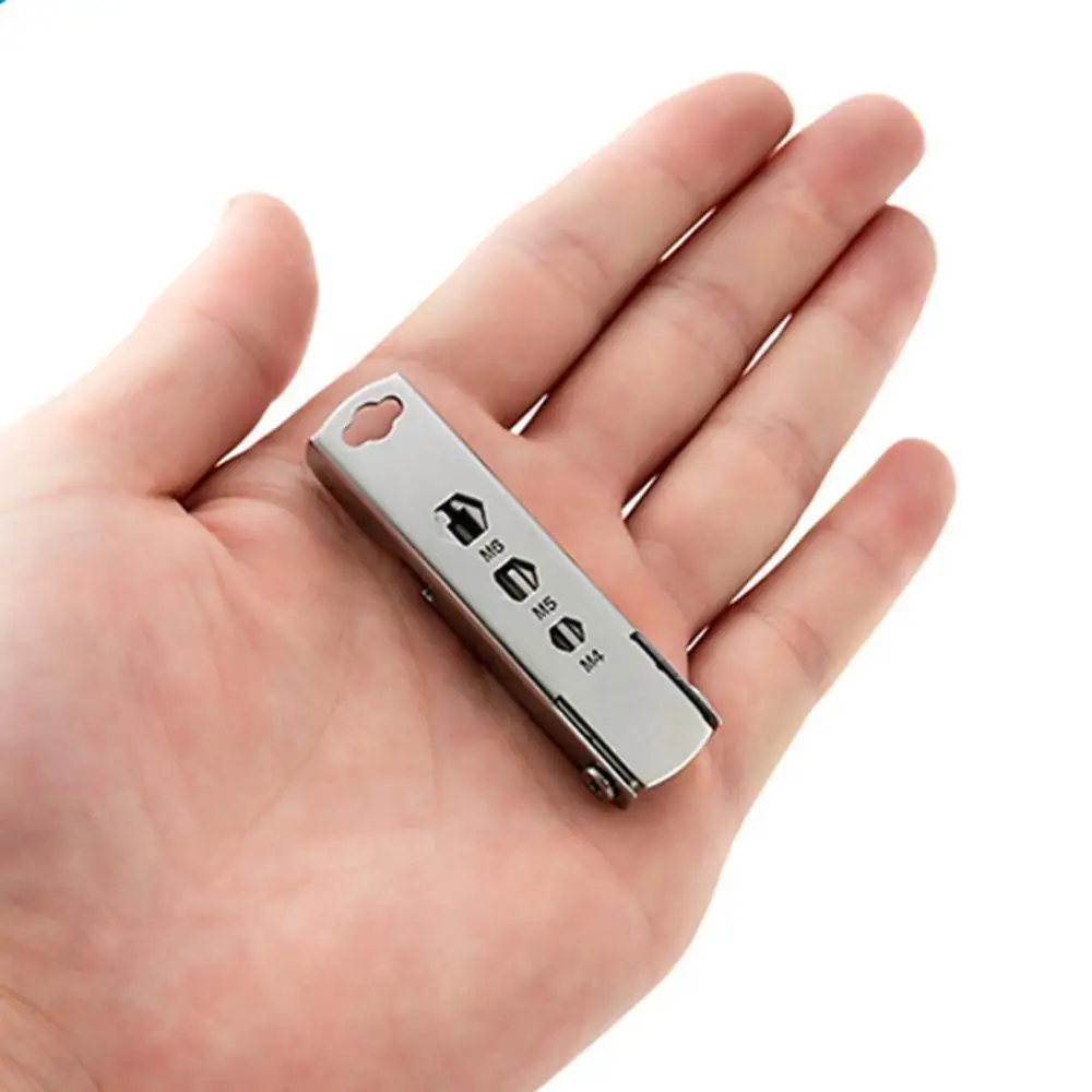 

Multi-function Folding Tool With Keychain Phillips Screwdriver Multi-purpose Mobile Phone Repair Edc Holder Flat Tool Y4q6