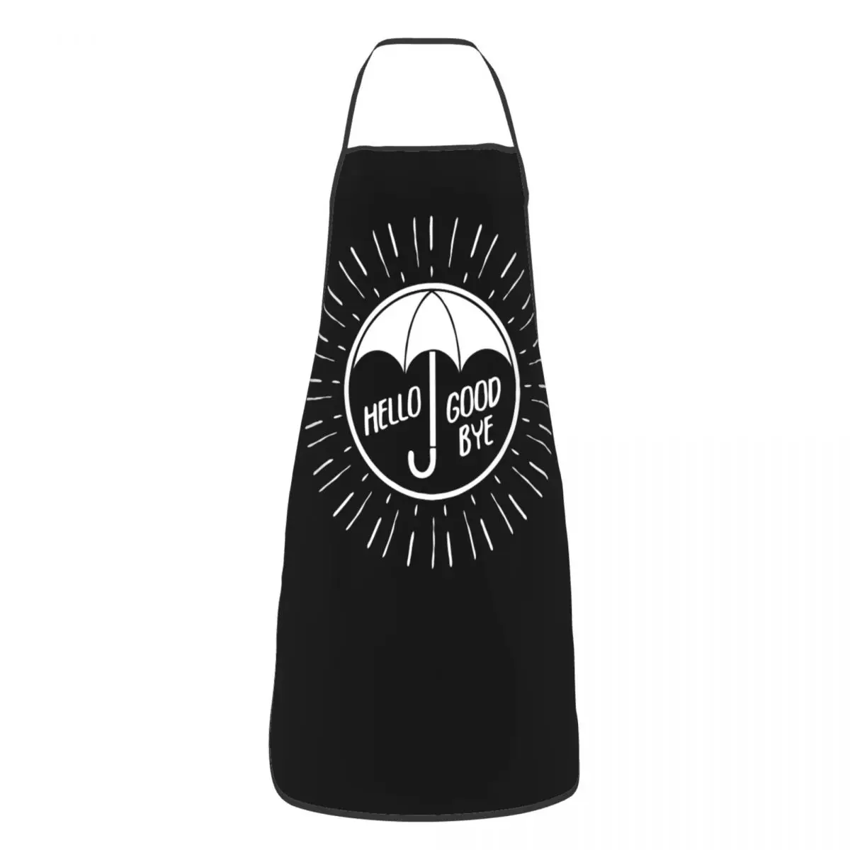 

Klaus Hello Goodbye The Umbrella Academy Kitchen Baking Aprons Adjustable Bib Tablier for Men Women Chef Home Cleaning Gardening