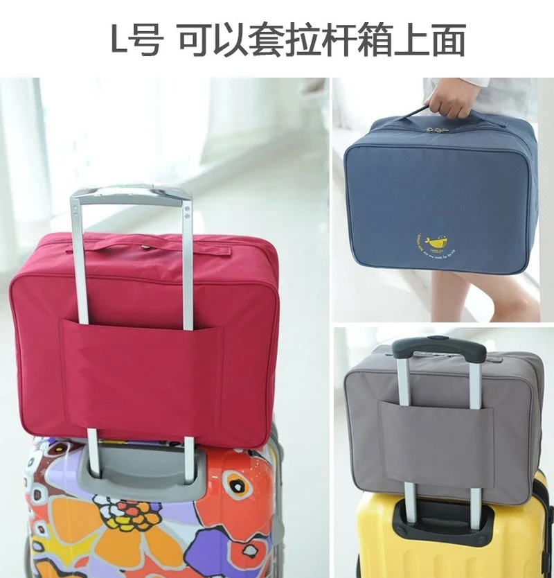 Fashion Travel Bags WaterProof Travel Vacation Large Capacity Luggage Bags Women Nylon Folding Bag Travel Cubes Handbags