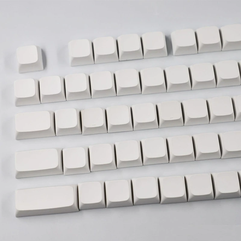 Минималистичные пустые колпачки для клавиш 134 клавиши XDA PBT DyeSUB MXSwitches Mechinery замена
