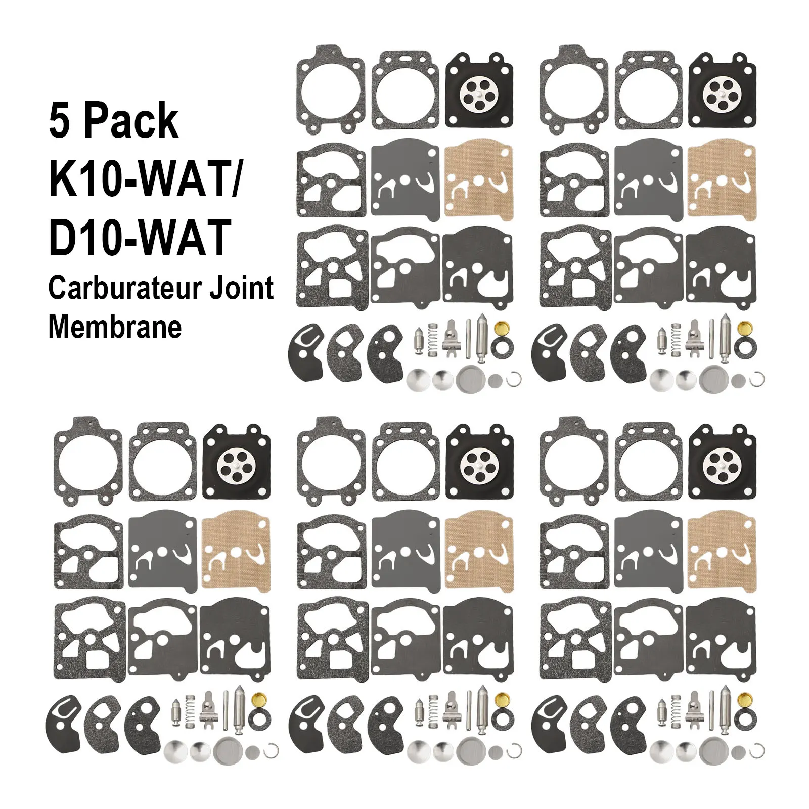 5 шт. ремонтный комплект уплотнений диафрагмы карбюратора для K10-WAT Wa/D10-WAT подходит
