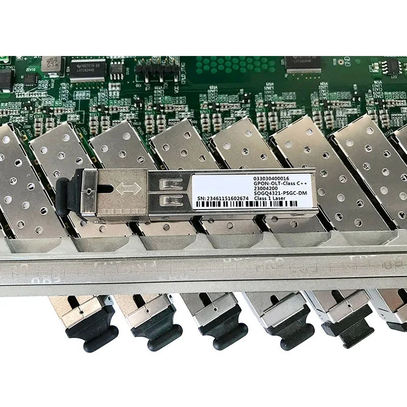 Оригинальная семейная плата GPON с 16 портами C + ++ для C300 C320 OLT модулями SFP сервисная |