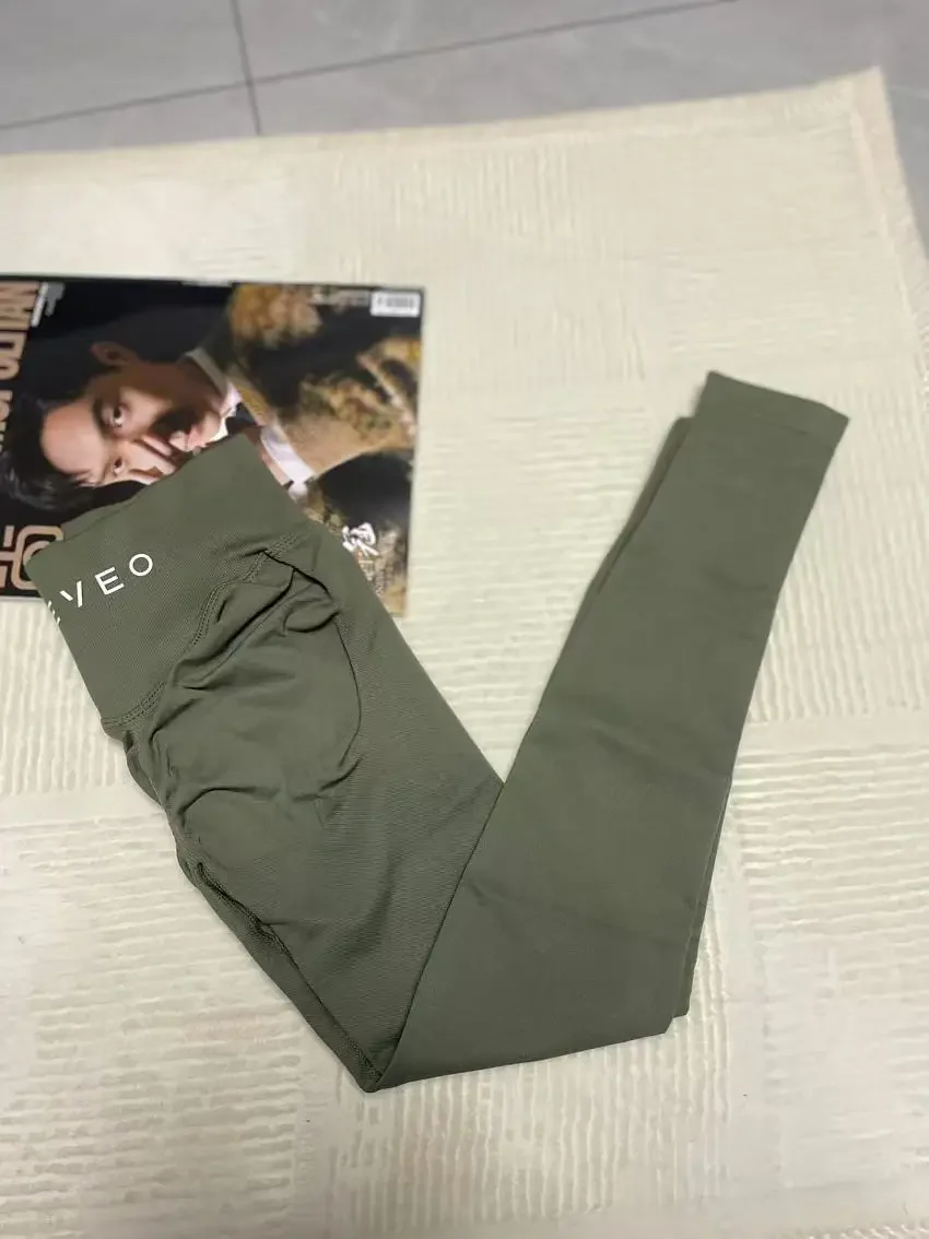 Леггинсы TEVEO бесшовные леггинсы для йоги женщин корсет со средней талией