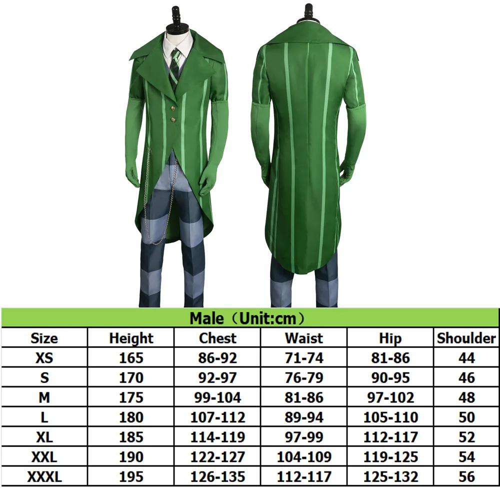 Лиходей Once Cos Ler Lorax зеленый костюм для косплея шляпа наряды взрослых мужчин