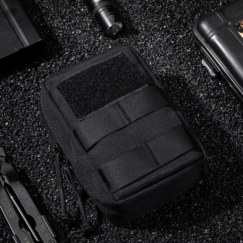 Тактическая сумка для инструментов Molle Waist Bags для экстренных случаев на открытом воздухе EDC Pouch Phone Pack Sports Climbing Running Accessories on.