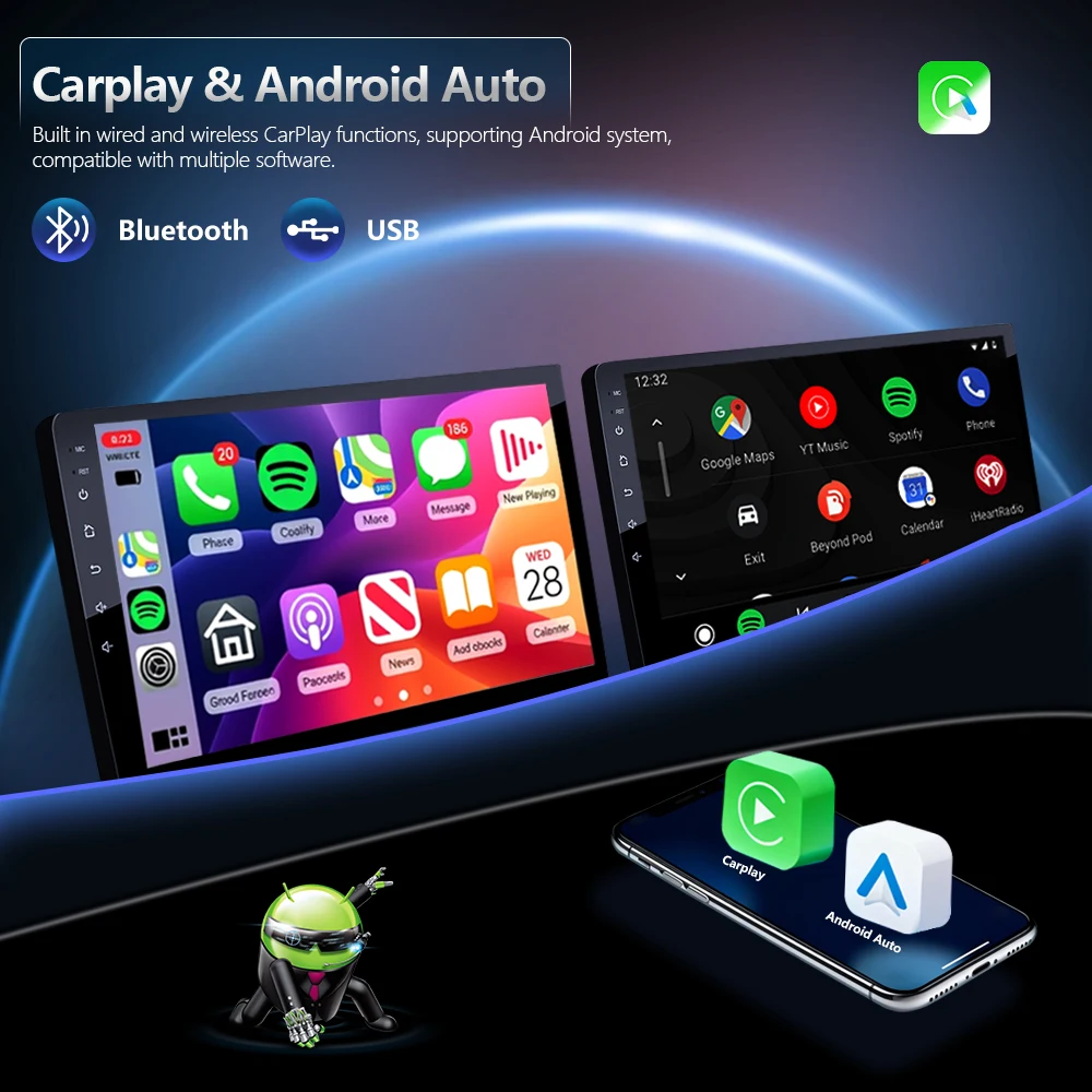 Фото Автомагнитола Android 16 Qualcomm с Carplay и Auto, 2K экран, мультимедиа для Kia Borrego Mohave 2008-2012, GPS, беспроводное видео, головное устройство №3
