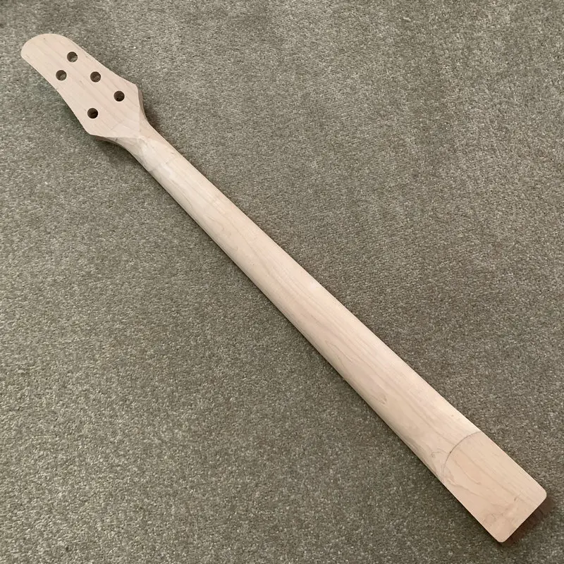 HN997 НЕОБРАБОТАННАЯ электрическая басовая шейка 4 струны версия без ладов краски