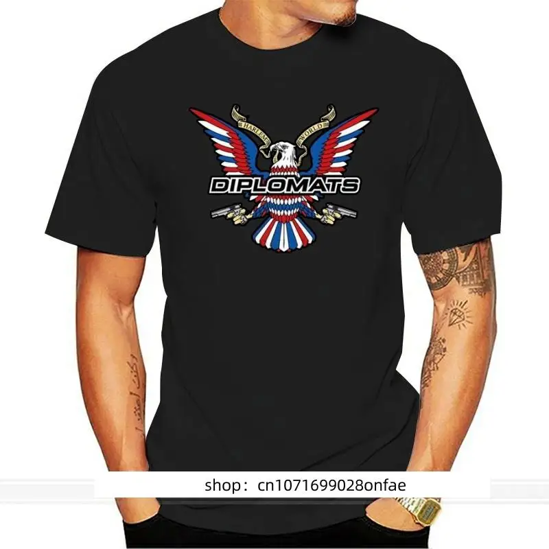 

Dipset логотип дипломата, футболка Kaus Pria Hitam Ukuran S M L XL 2XL 3XL, модная футболка
