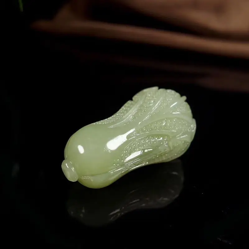 

Натуральный китайский Сапфир, ручная работа, подвеска в виде капусты, модная бутиковая бижутерия, ожерелье для мужчин и женщин, популярный п...