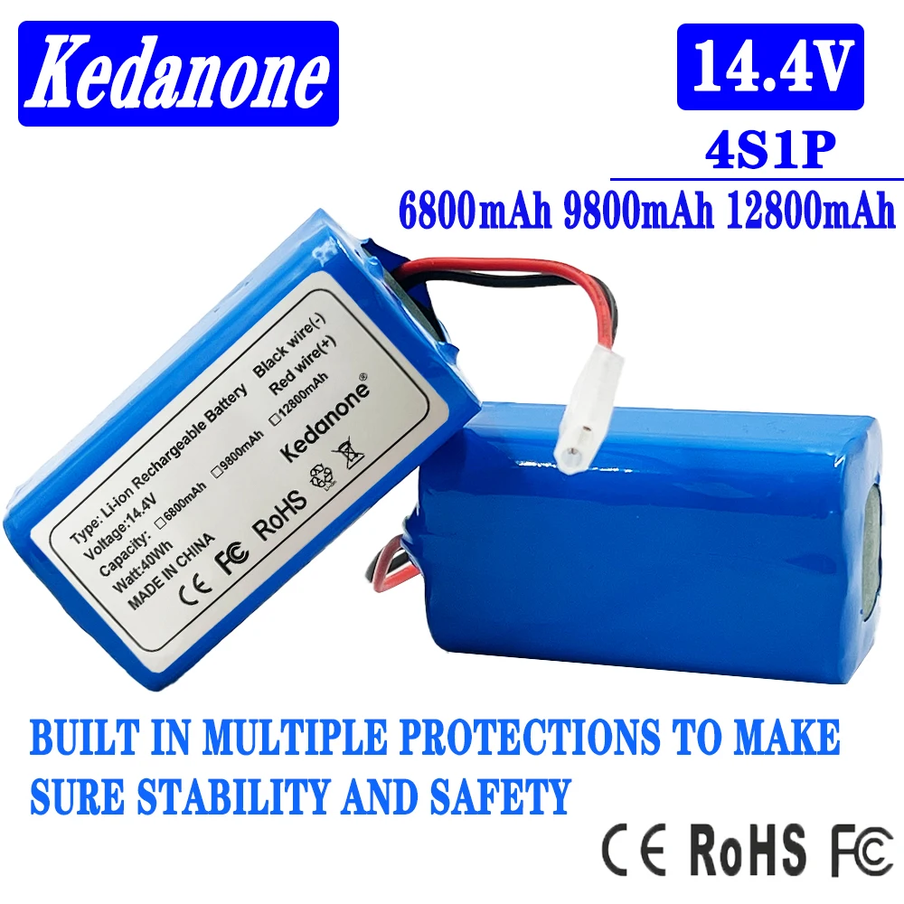 

Special offer18650 14.8V 6800mAh 12800mAh Li-ion Battery For Xiaomi G1 Vacuum-Mop Essential MJSTG1 Robot Vacuum Cleaner