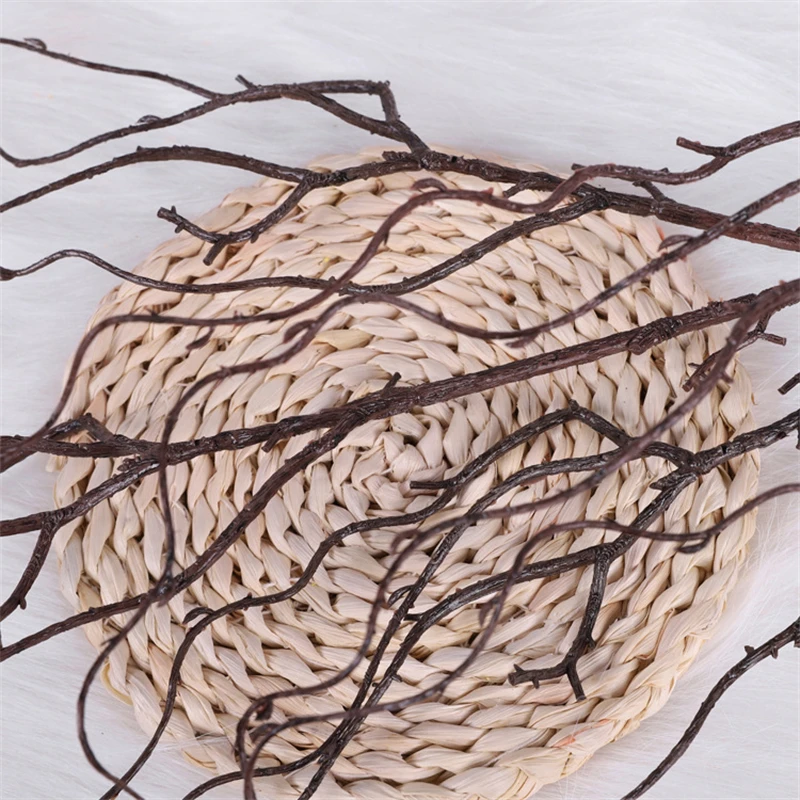 Искусственный Плющ И Цветок Из Ротанга Имитация 4 Вилки Аксессуары Для Домашнего