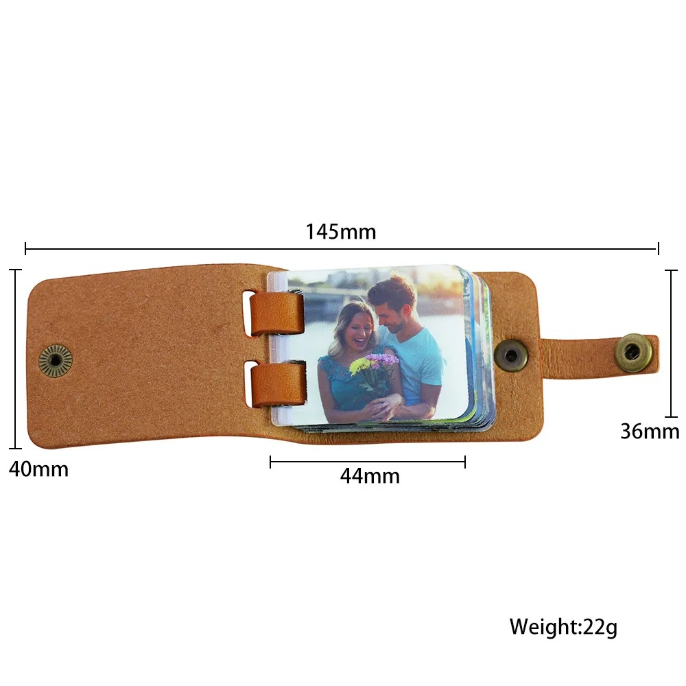 Father's Day Diy Gift Custom 2.5Inch PU Mini Kpop Card Binder Photo Album Picture Acrylic Photocards Holder Photoes Album