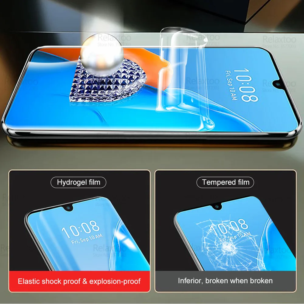 Гидрогелевая пленка 4 в 1 для камеры Infinix Note 12 Pro Защитная экрана Infi Nix Note12 12Pro 4G X676B 6 7