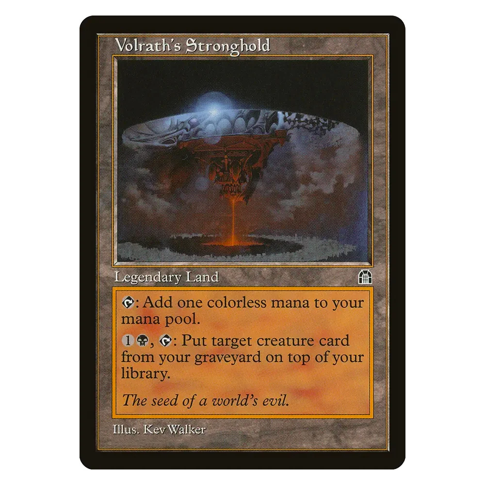 Фото Коллекционные карточки TCG Magical Game высокого качества: Сильный воин-маг (Sliver Overlord)/Крепость Волрата/Восстановление — подарки для мальчиков №3