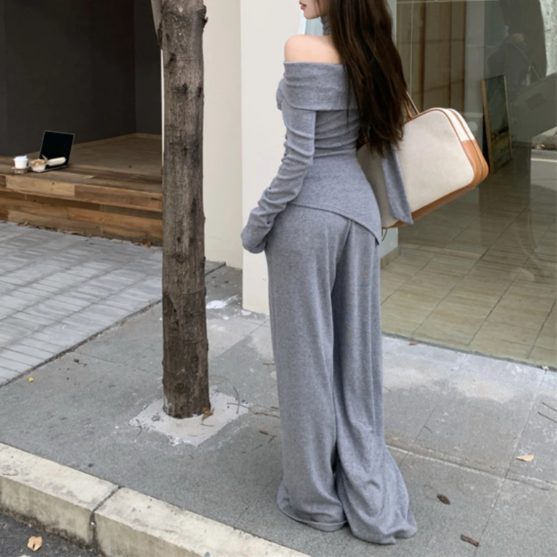 Новинка осени 2024 плиссированная сексуальная женская футболка с длинными