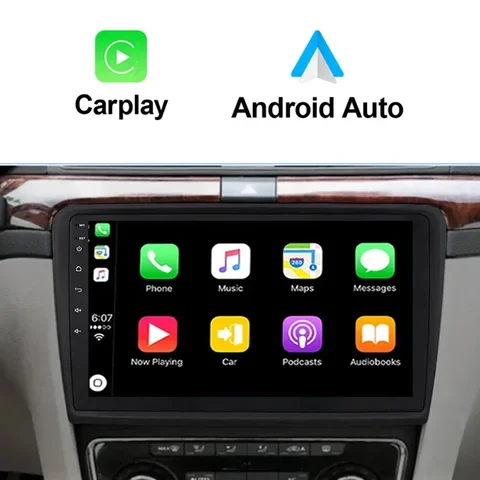 Android 14 Car Radio for Skoda Superb 2 B6 2008-2015 Multimedia Navigation Wireless Carplay Stereo Head Unit BT Screen WIFI 2din
