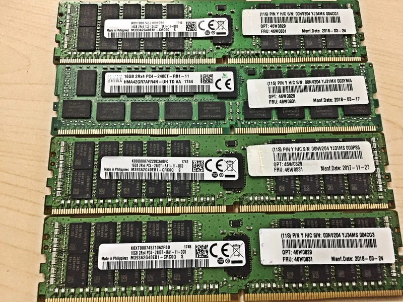 

RAM 46W0829 46W0831 16G 2400T server memory X3850X6 X3950X6 1PCS