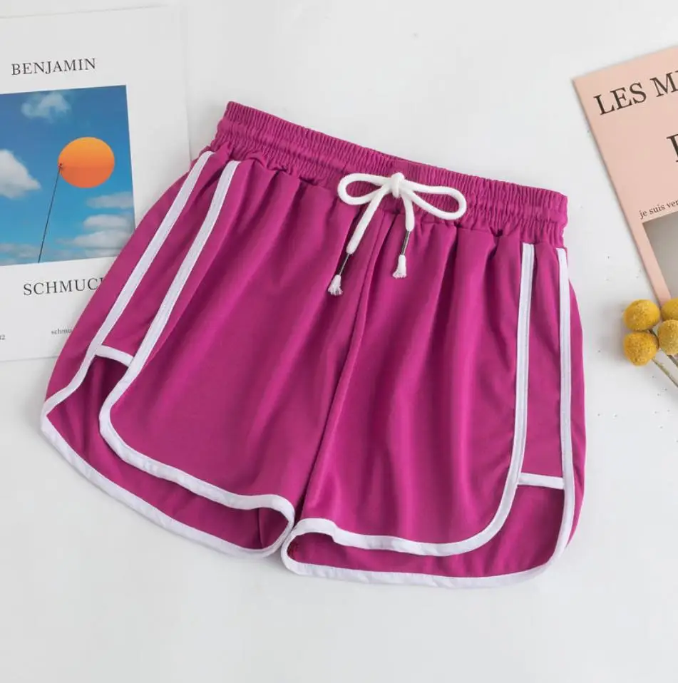 Универсальные женские короткие брюки летние повседневные свободные шорты для