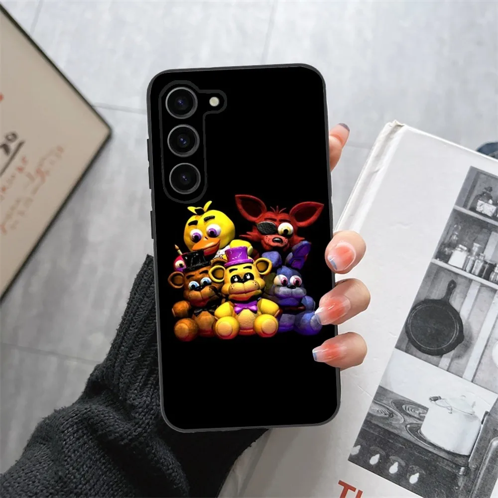 F-Fnaf Game Five Nights Phone Case For Samsung Galaxy A13 21s 22 31 32 52 53 71 80 91 Black Soft Cover