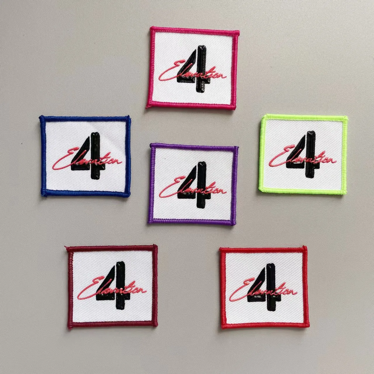 Нашивки номер 4, нашивки с принтом «сделай сам» для шитья одежды, тканые этикетки для ткани, шляп, носков, шитья, вязания, рукоделия, аксессуары для одежды