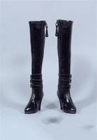 zytoys zy1008 16 soldier hollow footless high top zipper womens leather boots model for 12 inch action figures in stock