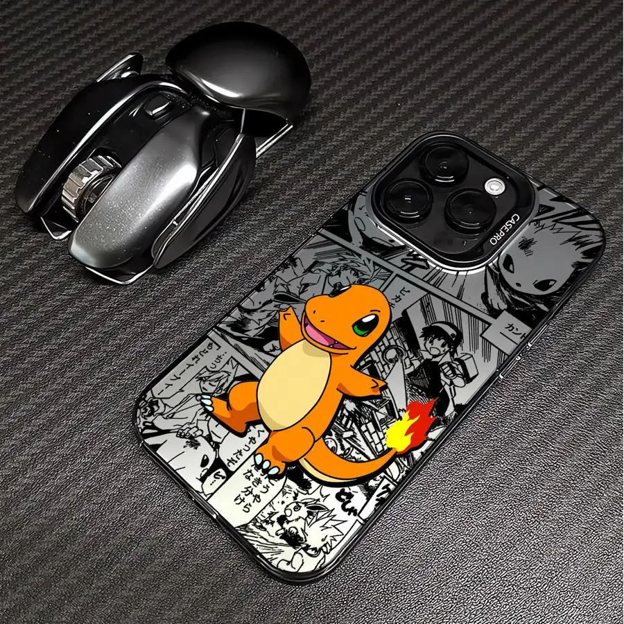 Чехол для VIVO Y15S Y16 Y17S Y21 Y22S Y27 Y50 Y91 Y93 V23 V25 V27 V29 S1 Pro 5G Matte Anime Pikachus Cover Противоударная