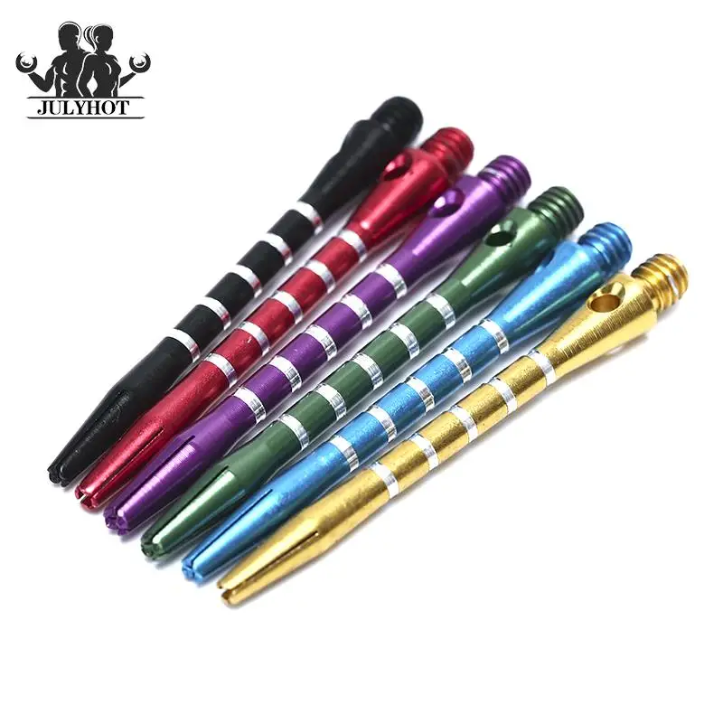 

10pcs/lot Aluminum Medium Darts Shafts Harrows Dart Stems Throwing Length 53mm 6 Colors Dart Stems Throwing Toy