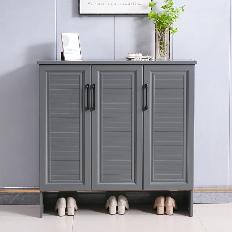 Современный дизайн шкаф для обуви металлическая вертикальная полка гостиной