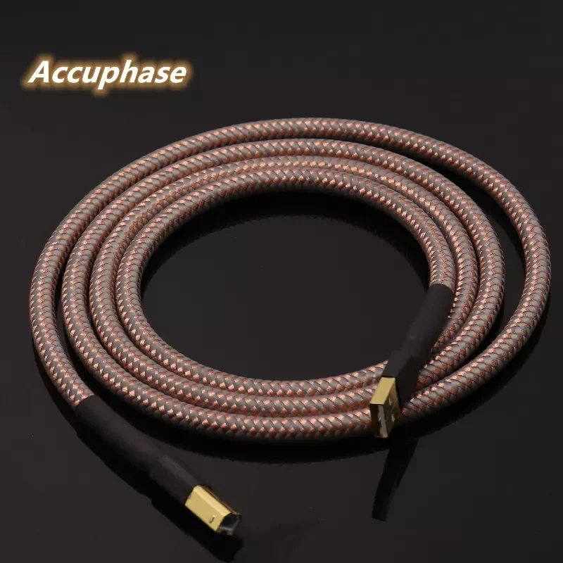 

NEW2023 USB Hifi Audio Cable Sound Card DAC Decoder USB2.0 Data Cable a Flat Port B Square Port